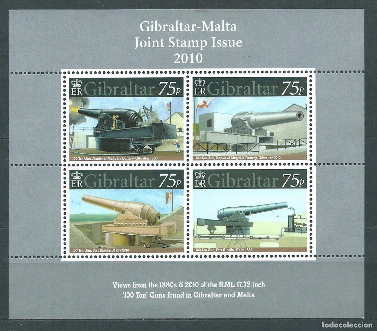 Timbres: Gibraltar Correo 2010 Yvert 1359/62 ** Mnh Ca&ntilde;ones Britanicos