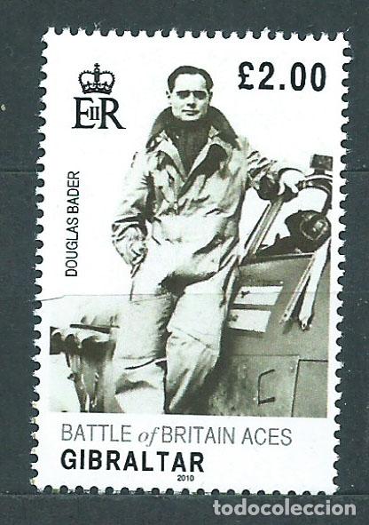 Timbres: Gibraltar Correo 2010 Yvert 1369SH ** Mnh Avi&oacute;n