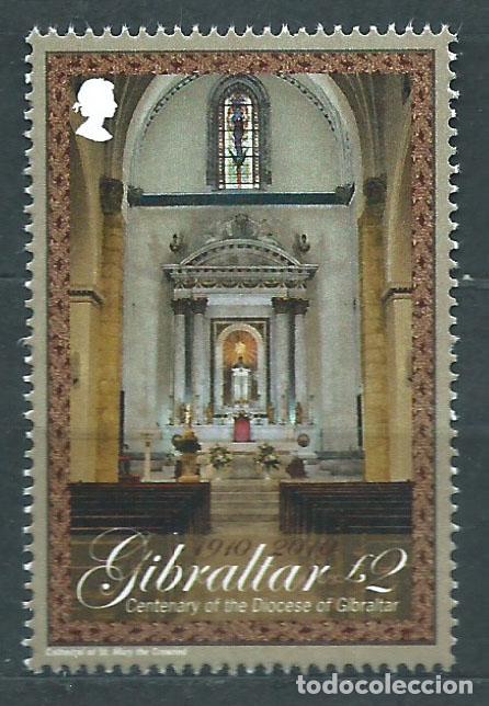 Timbres: Gibraltar Correo 2010 Yvert 1399 SH ** Mnh Centenerio de la Diocesis de Gibralta