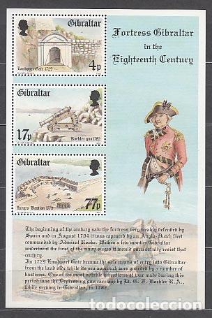 Timbres: Gibraltar - Hojas Yvert 7 ** Mnh Fortaleza
