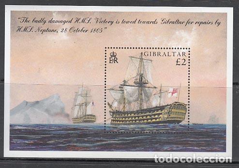 Timbres: Gibraltar - Hojas Yvert 65 ** Mnh Barcos
