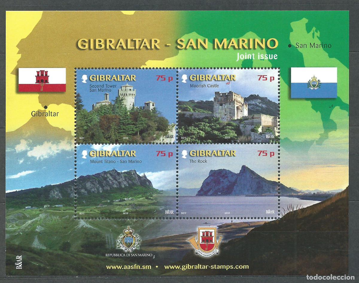 Timbres: Gibraltar Hojas Yvert 93 ** Mnh Castillos