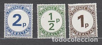 Timbres: Gibraltar - Tasa Yvert 4/6 ** Mnh
