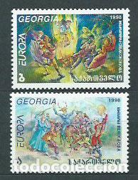 Timbres: Georgia - Correo Yvert 221/2 ** Mnh Europa