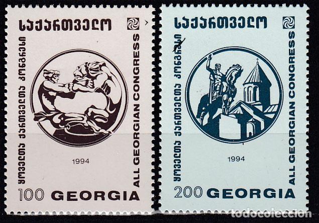 Timbres: Georgia - Correo Yvert 78D/78E ** Mnh