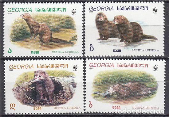 Timbres: Georgia - Correo Yvert 234/37 ** Mnh WWF - Fauna