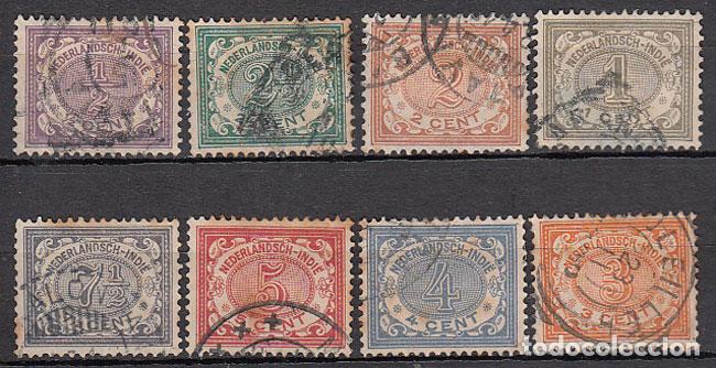 Selos: India Holandesa Correo Yvert 40/7 usado