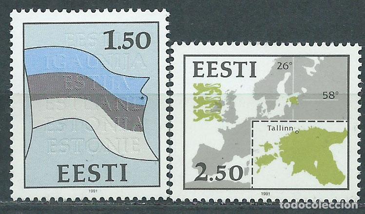 Selos: Estonia - Correo 1991 Yvert 188/89 ** Mnh