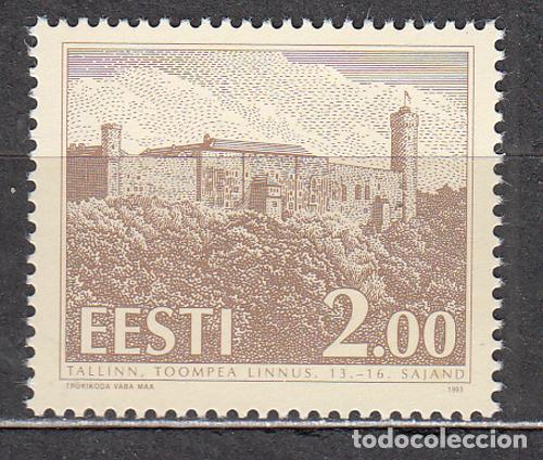 Selos: Estonia - Correo 1993 Yvert 227 ** Mnh Edificios Tipicos