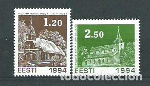 Selos: Estonia - Correo 1994 Yvert 252/3 ** Mnh Navidad