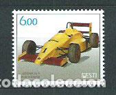 Selos: Estonia - Correo 2001 Yvert 404 ** Mnh Deportes Coches de Carreras