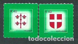 Selos: Estonia - Correo 2004 Yvert 474/5 ** Mnh Escudos