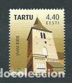 Selos: Estonia - Correo 2005 Yvert 496 ** Mnh Ciudad de Tartu