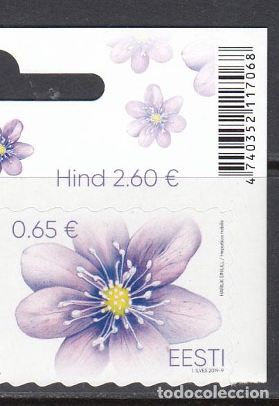 Selos: Estonia Correo 2018 Yvert 874 ** Mnh Flores