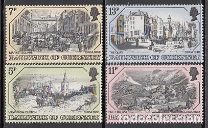 Sellos: Guernsey - Correo 1978 Yvert 152/5 ** Mnh Gravados
