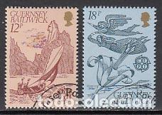 Sellos: Guernsey - Correo 1981 Yvert 217/18 usado Europa
