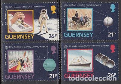 Francobolli: Guernsey - Correo 1991 Yvert 520/3 ** Mnh Europa