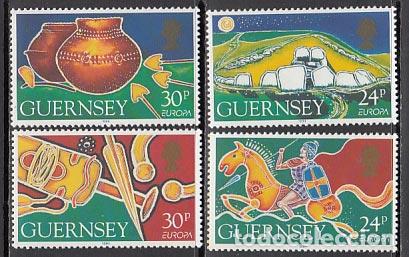 Francobolli: Guernsey - Correo 1994 Yvert 643/6 ** Mnh Europa