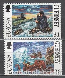 Francobolli: Guernsey - Correo 1997 Yvert 744/45 ** Mnh Europa
