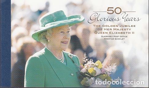 Francobolli: Guernsey - Correo 2002 Yvert 935 Carnet ** Mnh Isabel II