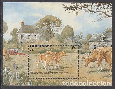 Selos: Guernsey - Hojas Yvert 16 ** Mnh Fauna