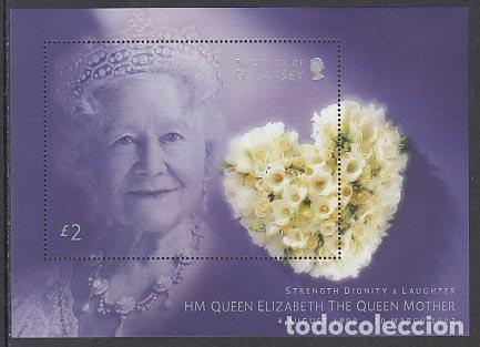Selos: Guernsey - Hojas Yvert 48 ** Mnh Reina madre