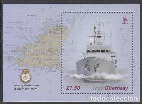 Selos: Guernsey - Hojas Yvert 51 ** Mnh Barcos
