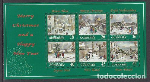 Selos: Guernsey - Hojas Yvert 43 ** Mnh Navidad