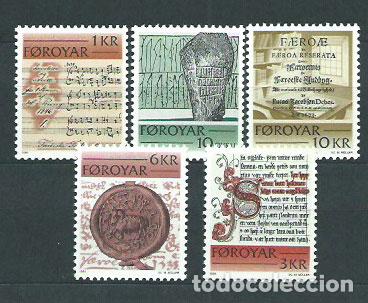 Selos: Feroe - Correo Yvert 59/63 ** Mnh