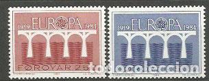 Selos: Feroe - Correo Yvert 91/2 ** Mnh Europa