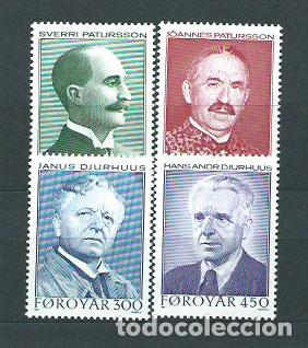 Selos: Feroe - Correo Yvert 93/6 ** Mnh Personajes