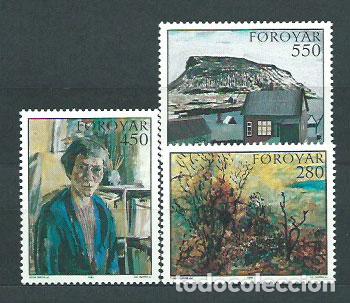 Selos: Feroe - Correo Yvert 112/4 ** Mnh Pinturas