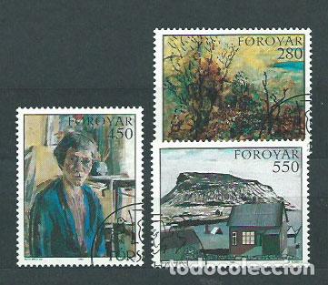 Selos: Feroe - Correo Yvert 112/14 usado Pinturas