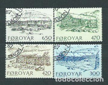 Selos: Feroe - Correo Yvert 139/42 usado Arquitectura