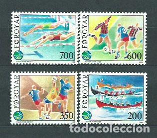 Selos: Feroe - Correo Yvert 180/83 ** Mnh Juegos deportivos