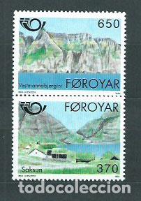 Selos: Feroe - Correo Yvert 215/6 ** Mnh Turismo
