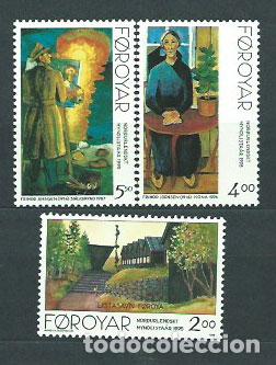 Selos: Feroe - Correo Yvert 276/78 ** Mnh Pinturas