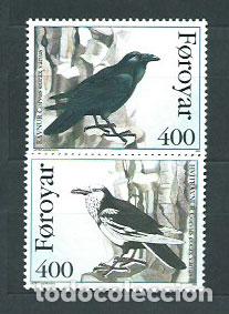 Selos: Feroe - Correo Yvert 279/80 ** Mnh Fauna Aves