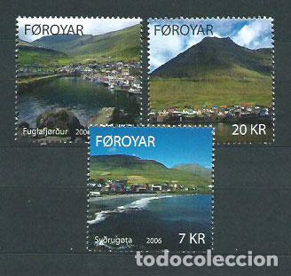 Selos: Feroe - Correo Yvert 553/55 ** Mnh