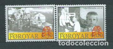Selos: Feroe - Correo Yvert 624/5 ** Mnh Medicina