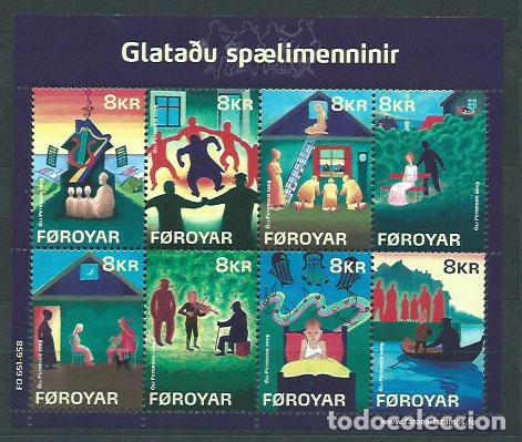 Selos: Feroe - Correo Yvert 655/62 ** Mnh M&uacute;sica