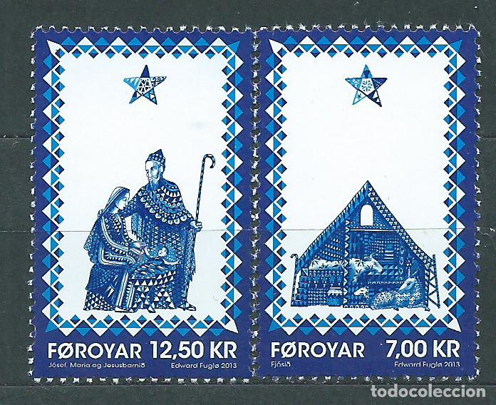 Selos: Feroe - Correo Yvert 788/89 ** Mnh Religioso