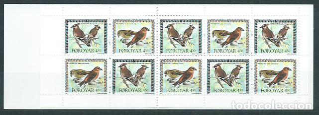 Stamps: Feroe Correo Yvert 292 Carnet ** Mnh Aves