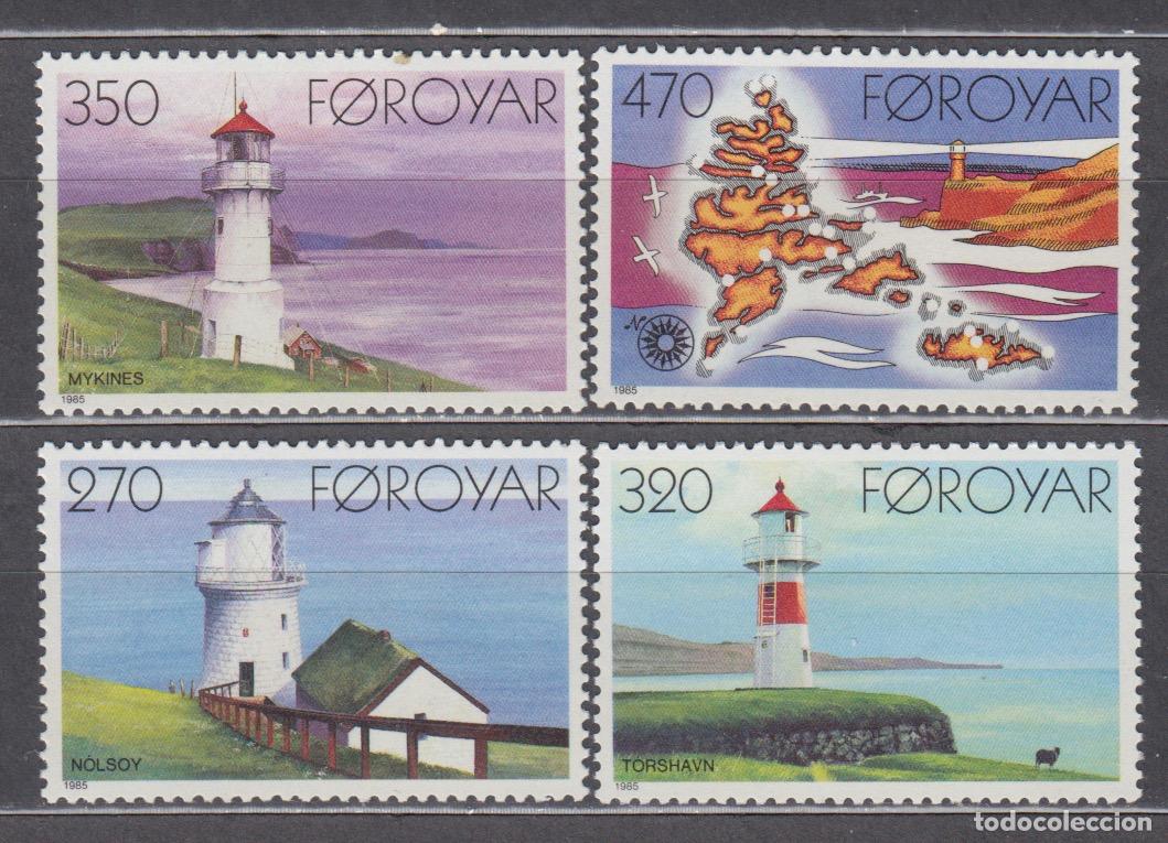 Stamps: Feroe Correo Yvert 115/18 ** Mnh Faros