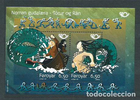 Stamps: Feroe - Hojas Yvert 16 ** Mnh Mitologia Nordica