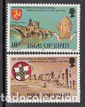 Stamps: Man - Correo 1974 Yvert 35/6 ** Mnh Willian Russel obispo