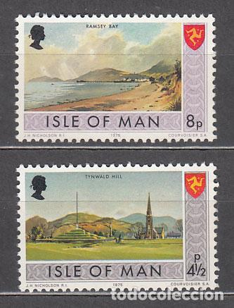 Stamps: Man - Correo 1975 Yvert 41/2 ** Mnh