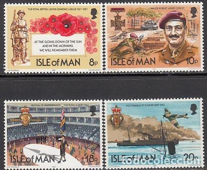 Stamps: Man - Correo 1981 Yvert 192/5 ** Mnh Legi&oacute;n real