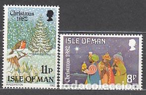 Stamps: Man - Correo 1982 Yvert 212/3 ** Mnh Navidad