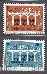Stamps: Man - Correo 1984 Yvert 251/2 ** Mnh Europa